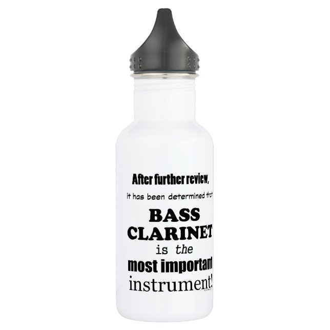 Bassklarinette wichtigstes Instrument Edelstahlflasche (Links)