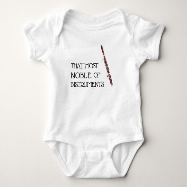 Bassoon-Baby-Bodysuit Baby Strampler (Vorderseite)