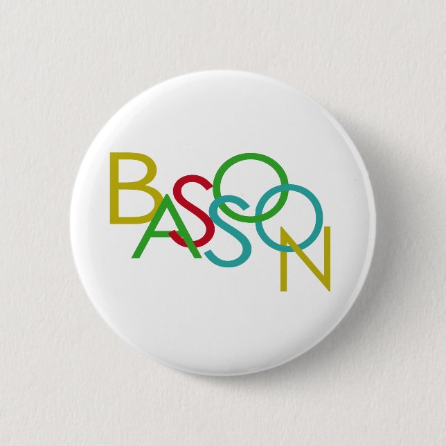 BASSOON-Briefe Button (Vorderseite)