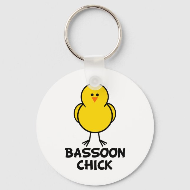 Bassoon Chick Schlüsselanhänger (Vorderseite)