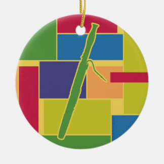 Bassoon Colorblocks Verzierung Keramikornament