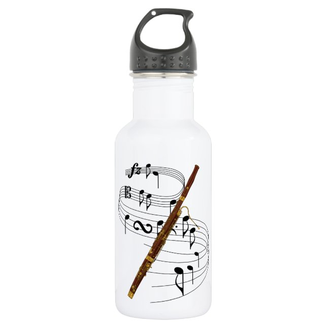 Bassoon Edelstahlflasche (Vorderseite)