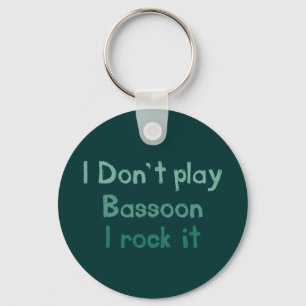 Bassoon-Felsen es Schlüsselanhänger