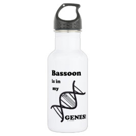 Bassoon in meinen Genen Edelstahlflasche