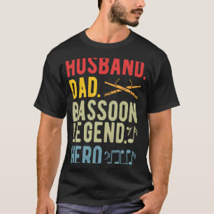 Bassoon Legend Bassoonist Vater T-Shirt