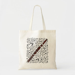 Bassoon Musical Notes Bassoonist Music Teacher Tragetasche