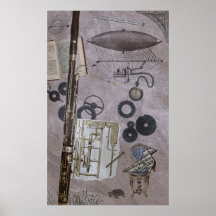 Bassoon oder neuerer Steampunk Karneval Poster