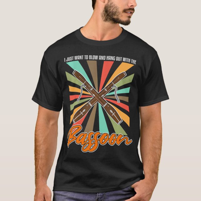 Bassoon Orchestra Zitat für Bassoon Player T-Shirt (Vorderseite)