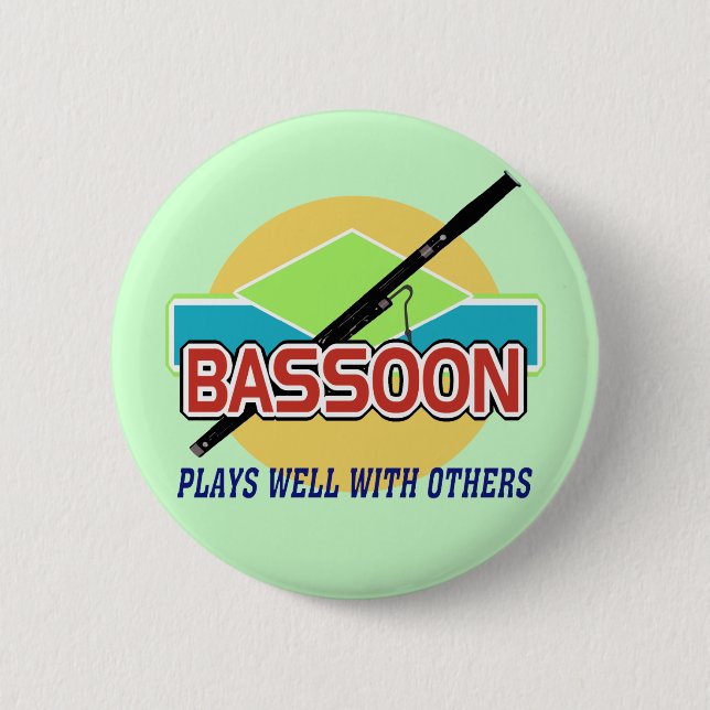 Bassoon Plays Button (Vorderseite)