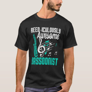 Bassoon Reed-eiskalt Phantastischer Bassoonist T-Shirt