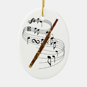 Bassoon-Verzierung Keramik Ornament