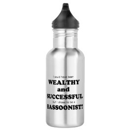 Bassoon Wohlhabend und erfolgreich Edelstahlflasche