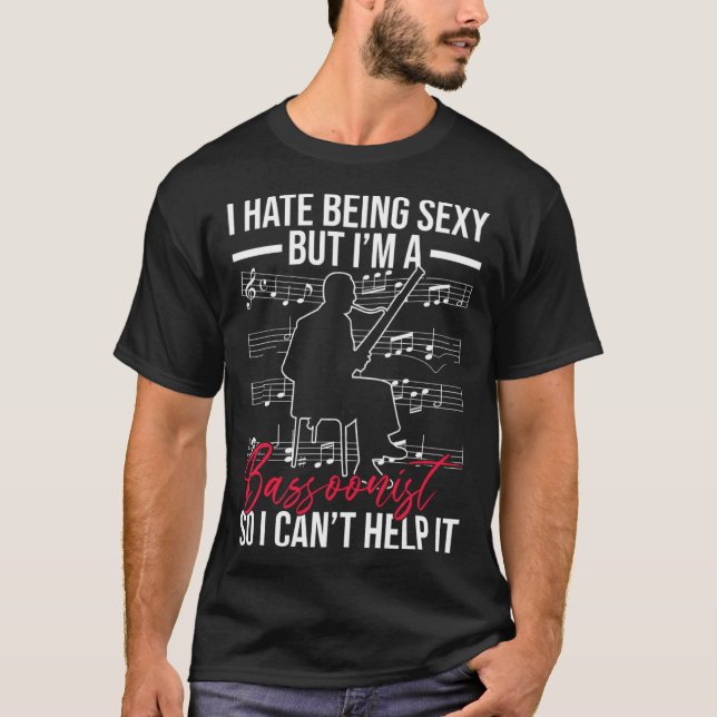 Bassoonist And Bassoon Orchestra T-Shirt (Vorderseite)