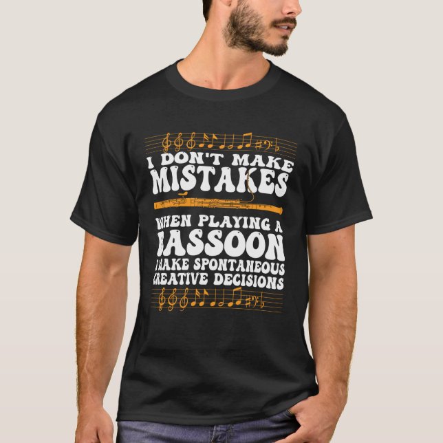 Bassoonist Bassoon Expert  7 T-Shirt (Vorderseite)
