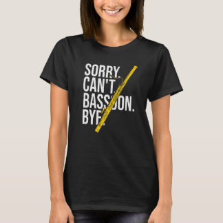 Bassoonist und Bassoon Player T-Shirt