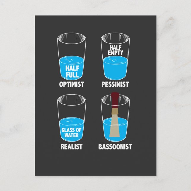 Bassoonist Water Orchestra Musiker Bassoon Geschen Postkarte (Vorderseite)