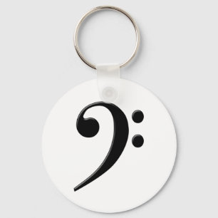 Bassschlüssel - Fclef-Musik-Symbol Schlüsselanhänger