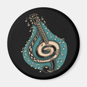 Bassschlüssel Magnet