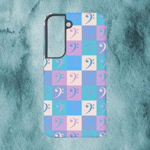 Baßschlüssel-Muster Musik Pastell Samsung Galaxy Hülle