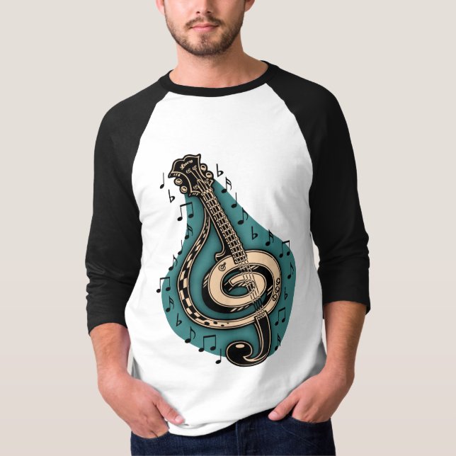 Bassschlüssel T-Shirt (Vorderseite)