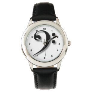 Bassschlüssel-Uhr durch Leslie Harlow Armbanduhr