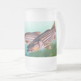 Bassschwimmen Mattglas Bierglas