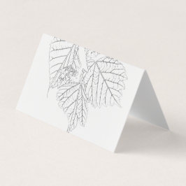 Basswood-Blätter-Karte