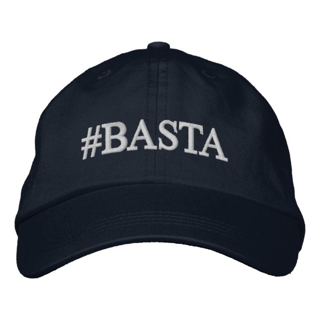 #BASTA BESTICKTE BASEBALLKAPPE (Vorderseite)