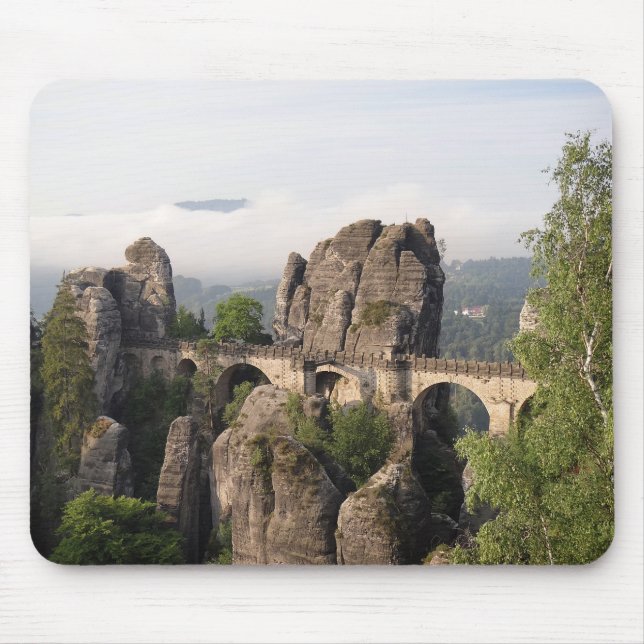Bastei Brücke in sächsischem die Schweiz mousepad (Vorne)
