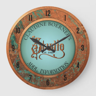Bastel-Schmuck-Näh-Hobby-Studio-Wanduhr Große Wanduhr