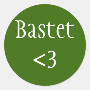 Bastet Ägyptisch Goddess Liebe Aufkleber