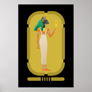 Bastet Ancient Egypt Goddess Poster
