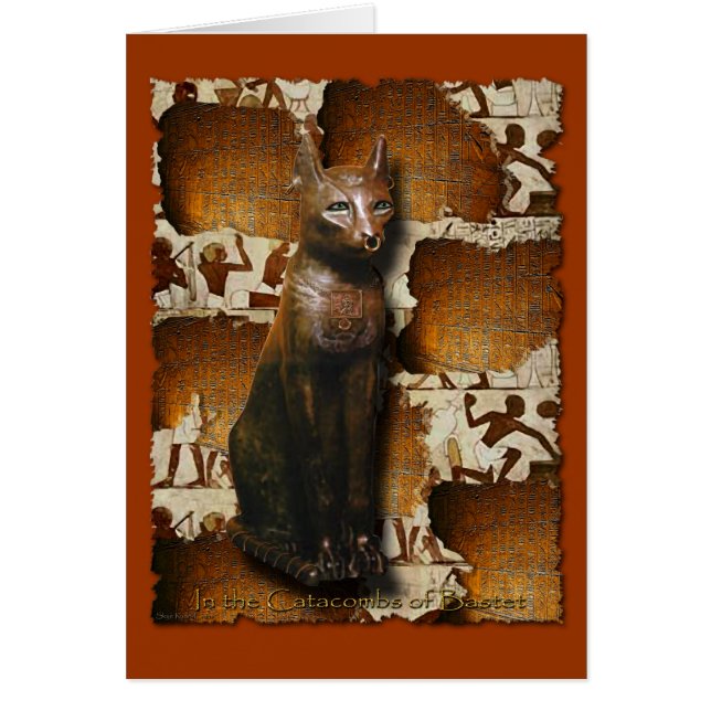 BASTET ~ Chat Dieu de la religion antique égyptien (Devant)