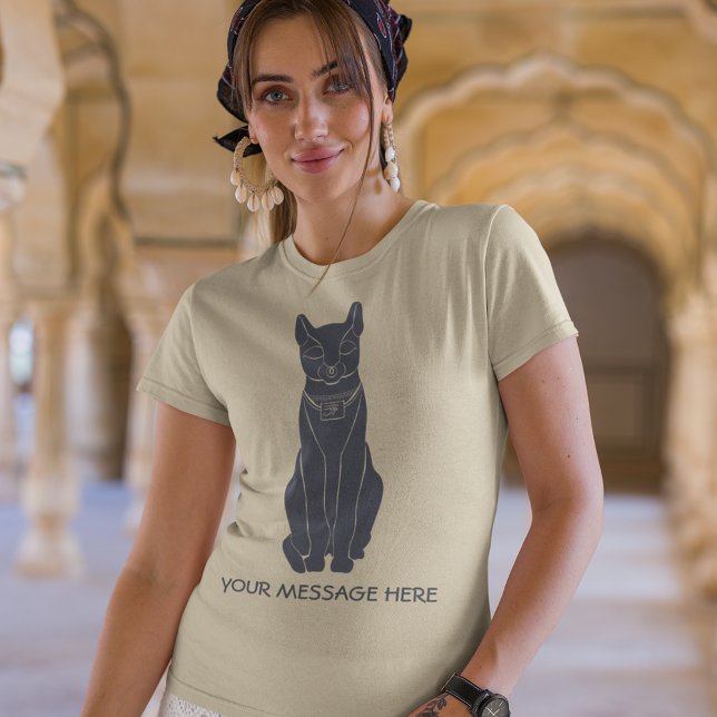 Bastet Egyptian Cat Goddess Graphic T-Shirt (Von Creator hochgeladen)