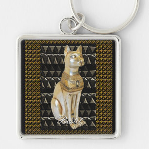 Bastet Egyptian Goddess Cat Key Chain Schlüsselanhänger
