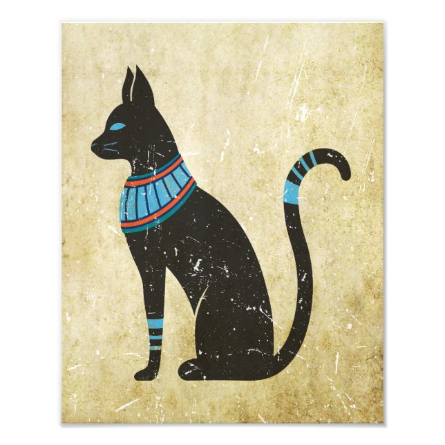 Bastet Katzen-Design Fotodruck (Vorne)