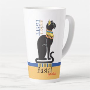 Bastet oder Bast. Ägyptische Göttin Milchtasse