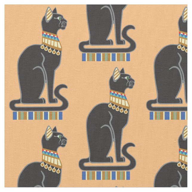 Bastet oder Bast. ägyptische Göttin Stoff (Nahaufnahme)