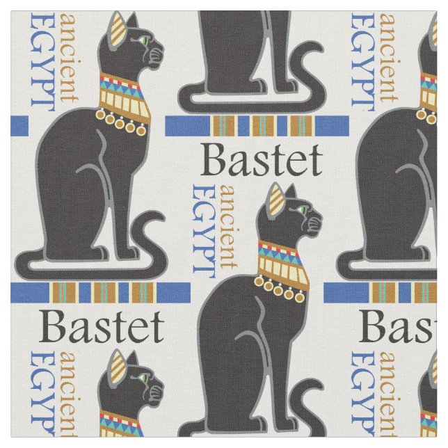 Bastet oder Bast. ägyptische Göttin Stoff (Nahaufnahme)