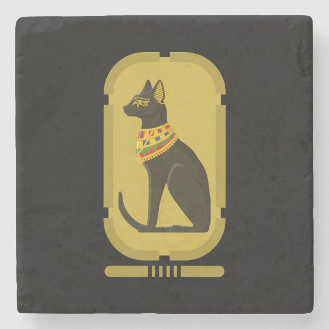 Bastet Stone Untersetzer (Vorderseite)
