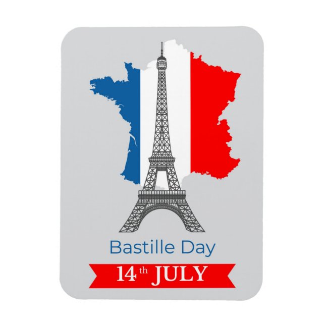Bastille Day (14th July) Magnet (Vertikal)
