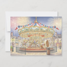 Bastille Day Postkarte