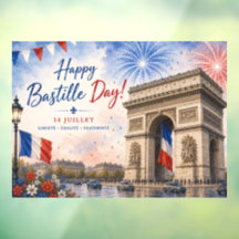 Bastille-Tag Arc de Triomphe Paris Frankreich Feue