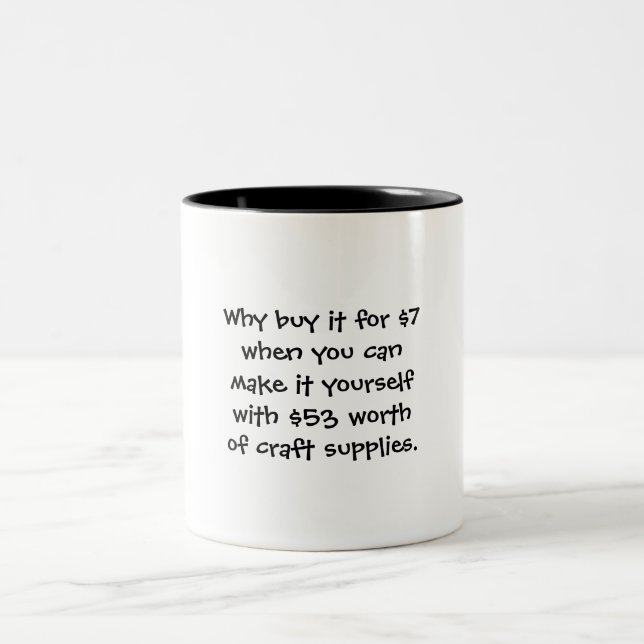 Bastler Humor Tasse Kaffeetasse (Mittel)