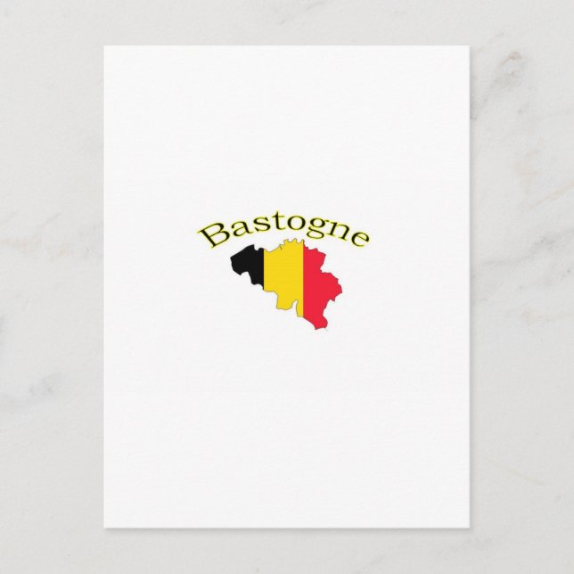Bastogne, Belgien Postkarte (Vorderseite)