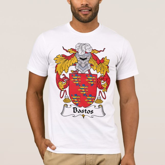 Bastos Familienwappen T-Shirt (Vorderseite)