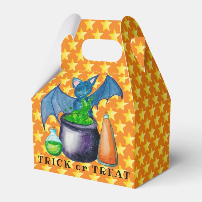 Bat and Bubbling Cauldron Gevor Box Geschenkschachtel (Vorderseite)