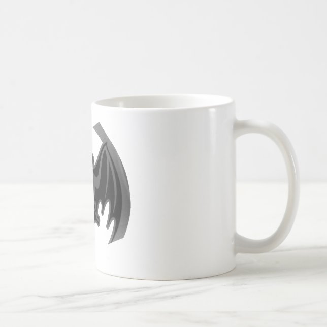 Bat Black Inv The MUSEUM Zazzle Geschenke Kaffeetasse (Rechts)