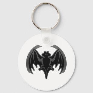 Bat Black Inv The MUSEUM Zazzle Geschenke Schlüsselanhänger