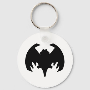 Bat Black The MUSEUM Zazzle Geschenke Schlüsselanhänger